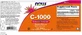 Now Foods C-1000 Антиоксидантний захист пролонгованої дії з вітаміном шипшини для зміцнення імунної системи, шкіри та антиоксидантної дії 1000 мг 100 таблеток