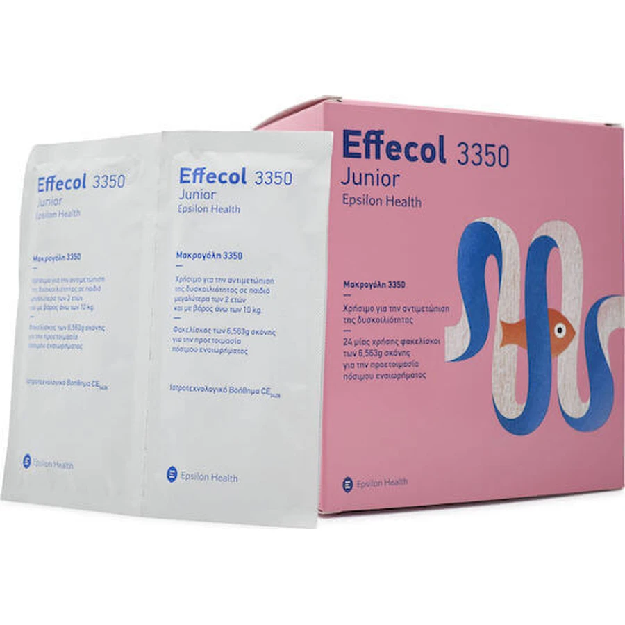 Epsilon Health Effecol 3350 Junior Специальная пищевая добавка 24 пакетика: цены и характеристики