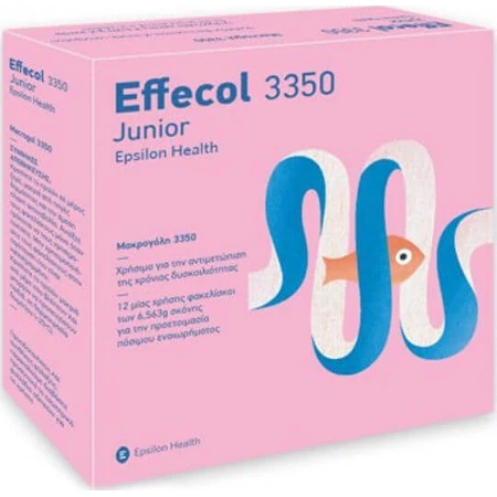 Epsilon Health Effecol 3350 Junior Специальная пищевая добавка 24 пакетика: цены и характеристики
