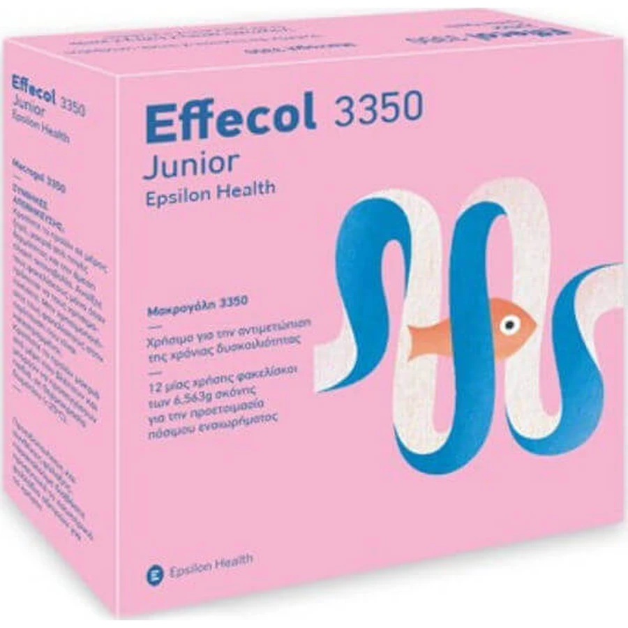Epsilon Health Effecol 3350 Junior Специальная пищевая добавка 24 пакетика: цены и характеристики