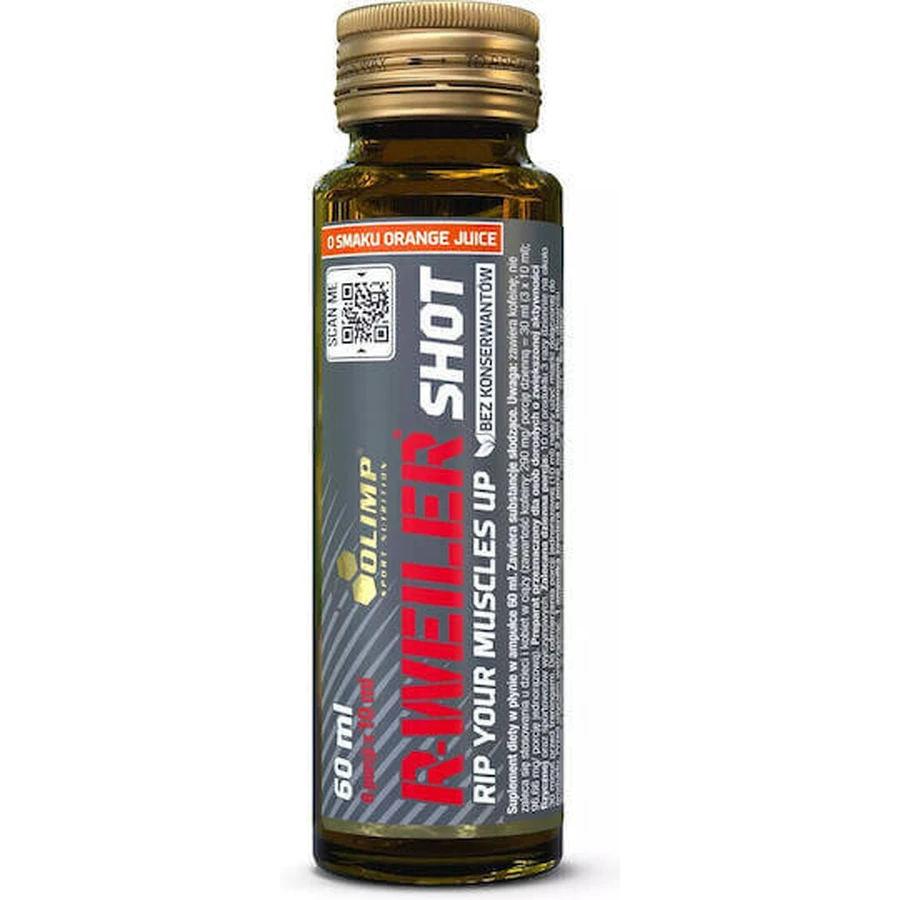 Olimp Sport Nutrition R-weiler Shot Pre Workout Supplement 60ml Orange: цены и характеристики