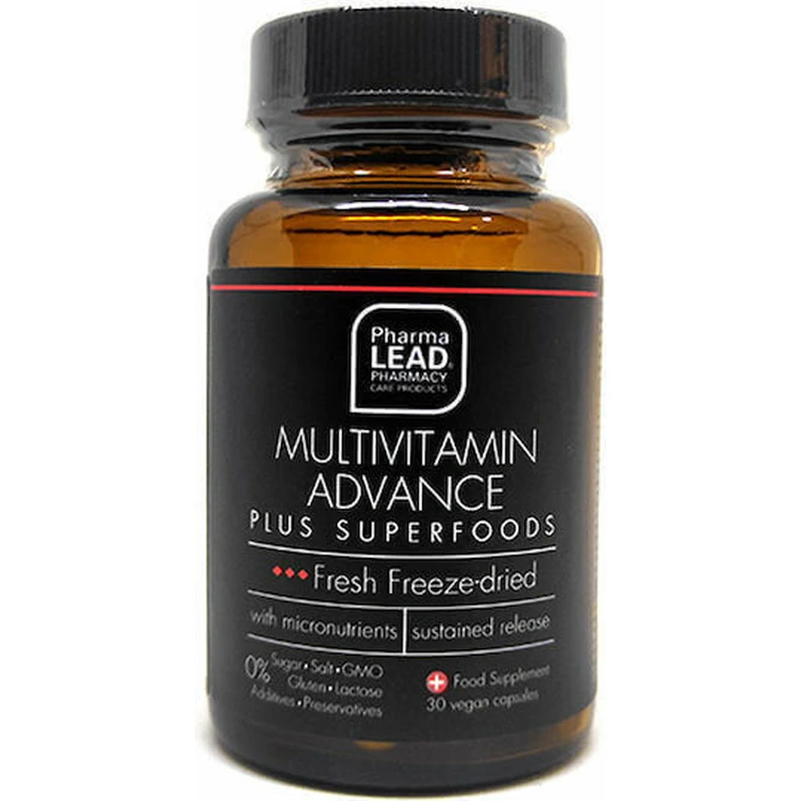 Pharmalead Multivitamin Advance Plus Superfoods Мультивітамінний комплекс для зміцнення імунної системи 30 капс.: ціни та характеристики