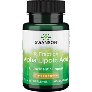 Swanson R-Fraction Alpha Lipoic Acid 50mg Пищевая добавка Special 60 капс