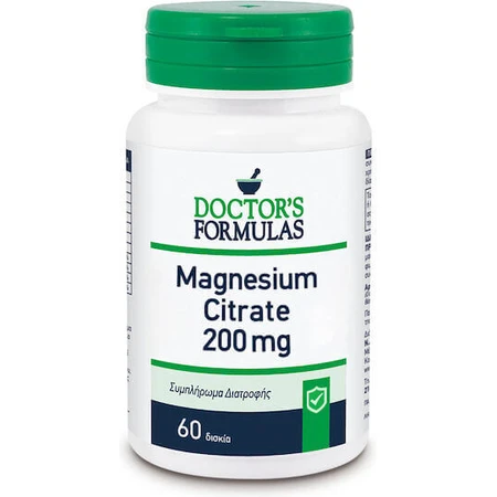 Doctor's Formulas Цитрат магния 200 мг 60 таблеток: цены и характеристики