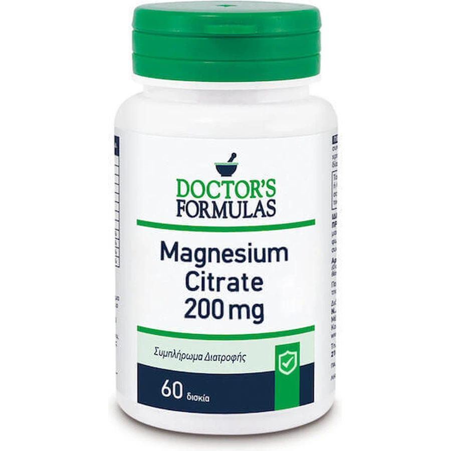 Doctor's Formulas Цитрат магния 200 мг 60 таблеток: цены и характеристики