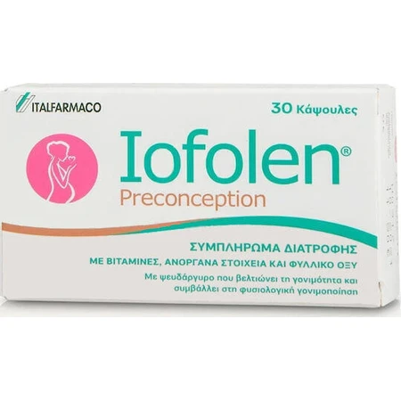 Italfarmaco Йофолен Преконцепція Спеціальна харчова добавка 30 капс.: ціни та характеристики