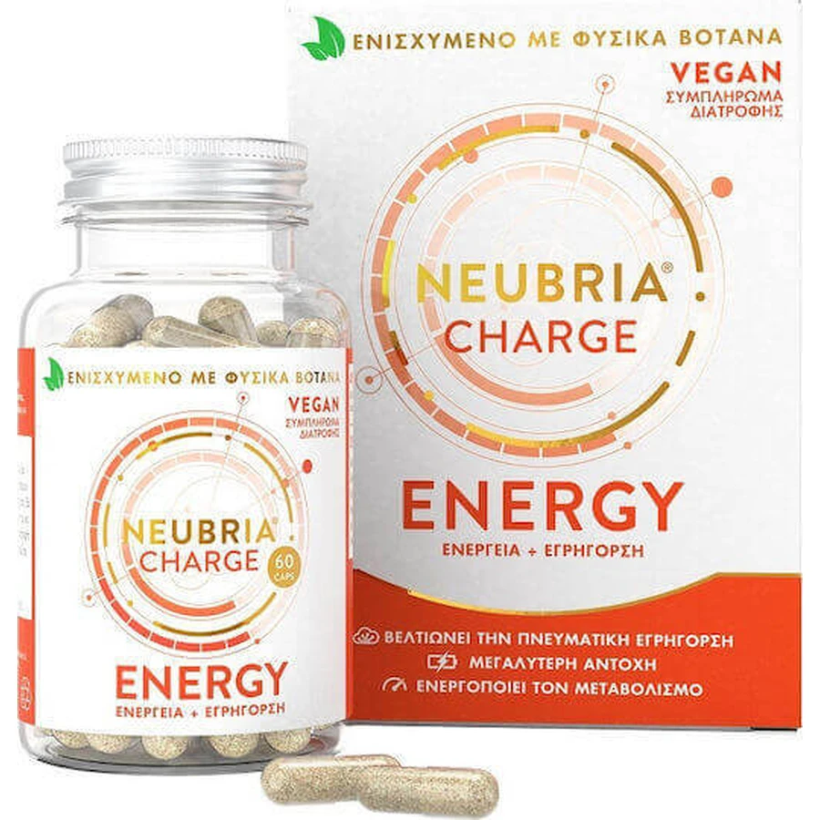 Энергетическая добавка для похудения Neubria Charge Energy Supplement 60 капс: цены и характеристики