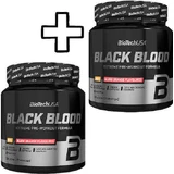 Biotech Usa Black Blood Nox+ 340г ожина-лимон та Biotech Usa Black Blood Nox+ 340г рубінова ягода в індивідуальній упаковці