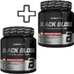 Biotech Usa Black Blood Nox+ 340г ожина-лимон та Biotech Usa Black Blood Nox+ 340г рубінова ягода в індивідуальній упаковці