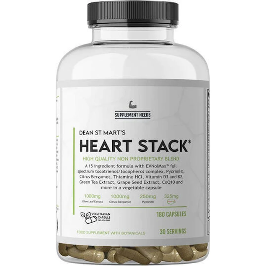 Supplement Needs Heart Stack Спеціальна дієтична добавка 180 капсул Цитрусові фрукти: ціни та характеристики