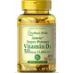 Puritan's Pride Vitamin D3 Immune Strengthening & Egg Health Vitamin 2000iu 100 softgels