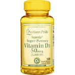 Puritan's Pride Vitamin D3 Immune Strengthening & Egg Health Vitamin 2000iu 100 softgels: цены и характеристики