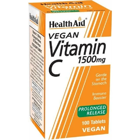 Health Aid Вітамін С Біофлавоноїди 1500 мг 30 табл. Вітамін для зміцнення імунітету, шкіри та антиоксидантної дії 1500 мг 30 х 1 табл.: ціни та характеристики