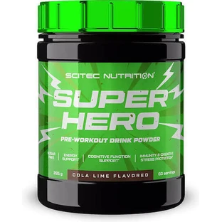 Scitec Nutrition Super Hero Pre Workout Supplement 285gr Lime Cola