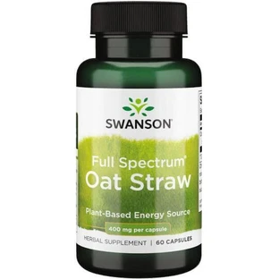 Swanson Full Spectrum Овсяная солома 400 мг 60 капс