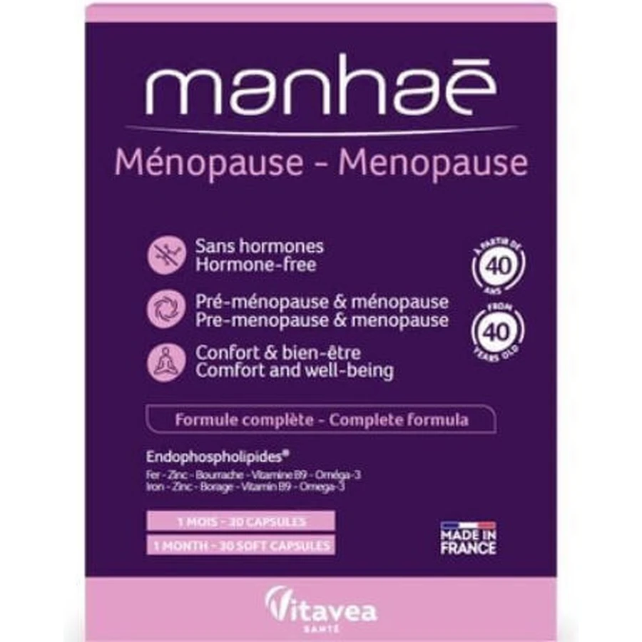 Vitavea Manhae менопауза добавка 30 капс. менопауза 30 капс.: ціни та характеристики
