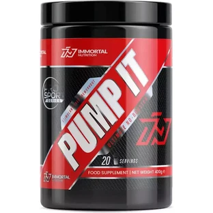Immortal Nutrition Pump It Передтренувальна добавка 400г 20 порцій Червоне яблуко