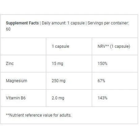 Biotech USA ZMB 60 капсул: ціни та характеристики