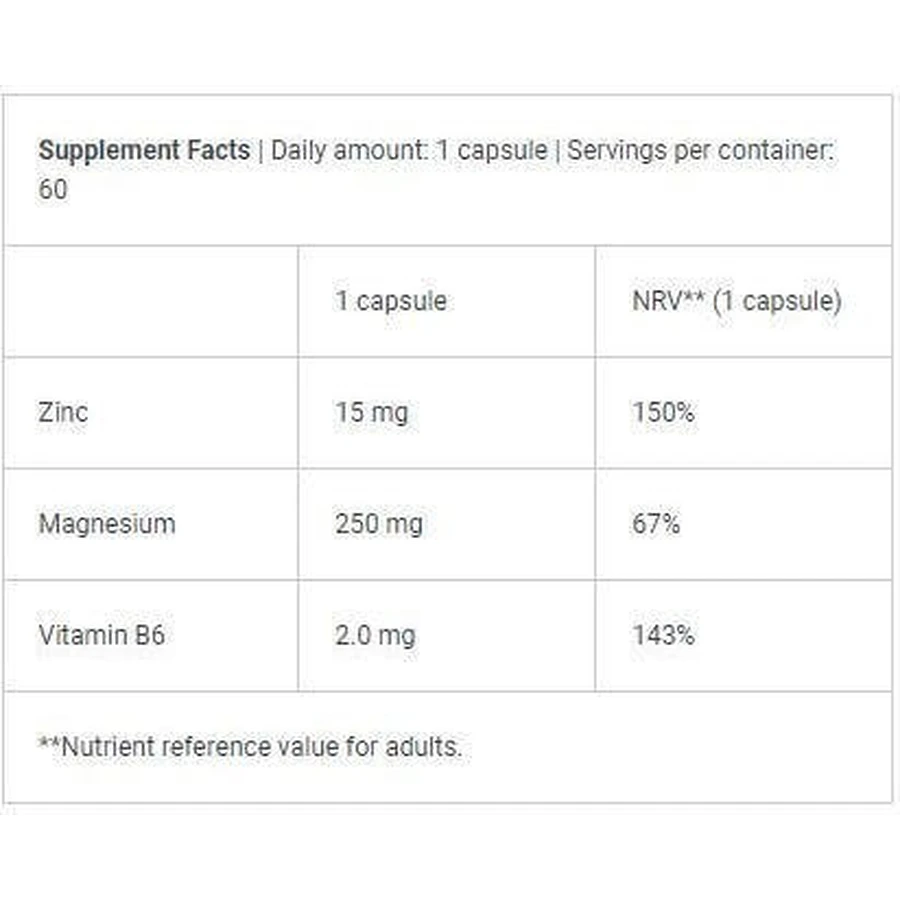 Biotech USA ZMB 60 капсул: ціни та характеристики