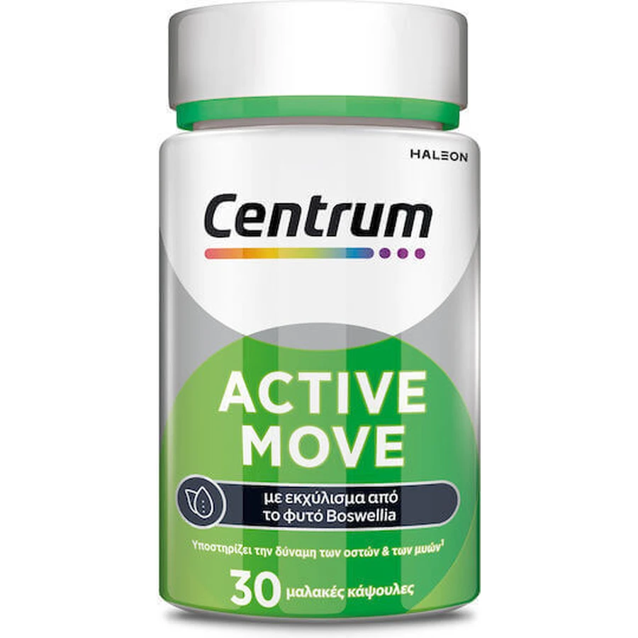 Centrum Active Move Мультивитамины с экстрактом босвеллии серрата для здоровья яиц 30 мягких таблеток: цены и характеристики