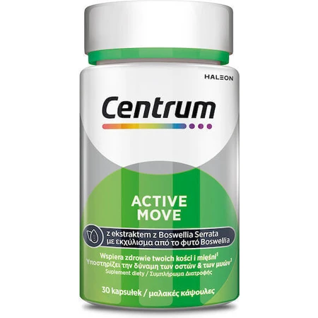 Centrum Active Move Мультивитамины с экстрактом босвеллии серрата для здоровья яиц 30 мягких таблеток: цены и характеристики