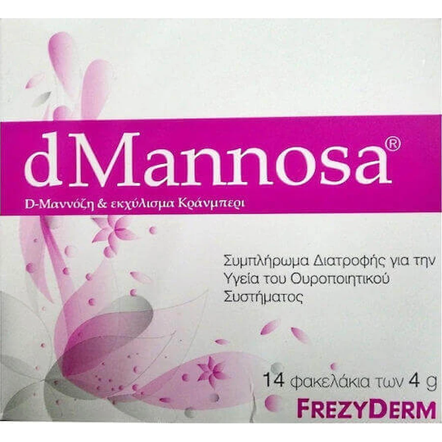Frezyderm dMannosa Специальная пищевая добавка 14 пакетиков: цены и характеристики