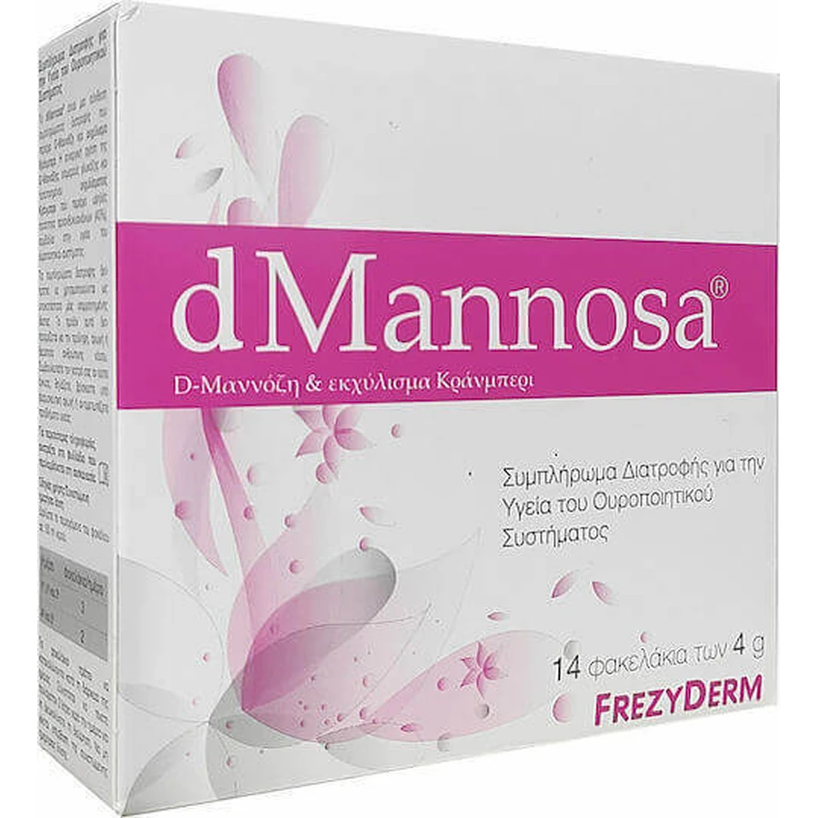 Frezyderm dMannosa Специальная пищевая добавка 14 пакетиков: цены и характеристики