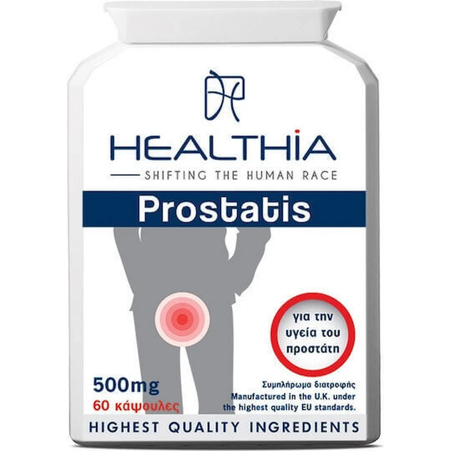 Healthia Prostatis 500 мг добавка для підвищення тестостерону 60 капс.: ціни та характеристики