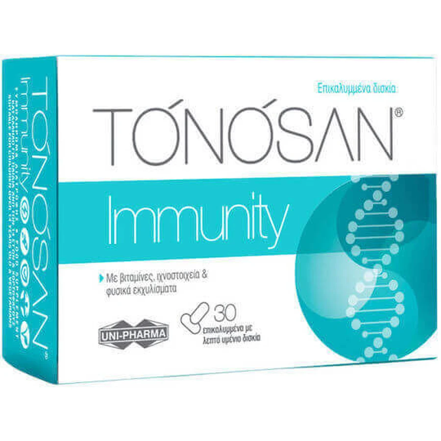 UNI-PHARMA Tonosan Immunity Immune System Strengthening Supplement 30 tabs: цены и характеристики