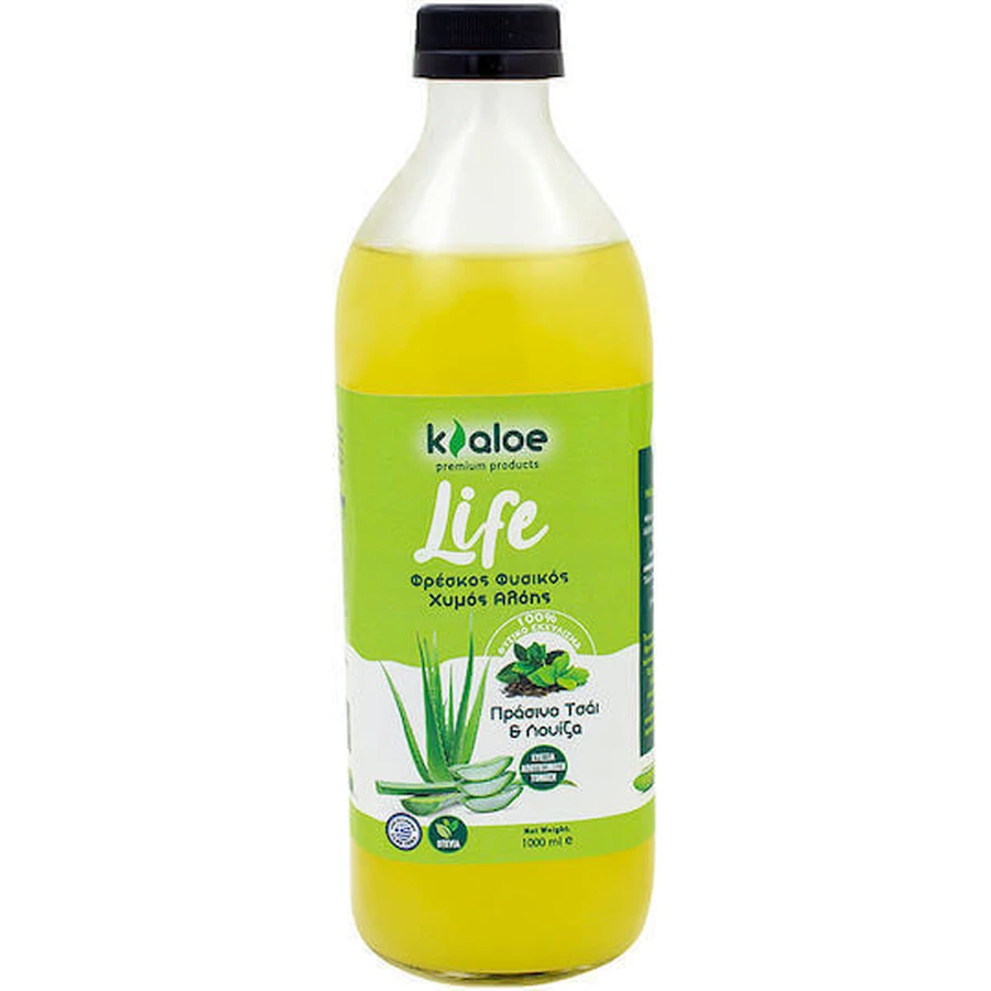 Свіжий натуральний сік алое Kaloe Life 1000мл Зелений чай з лимоном: ціни та характеристики