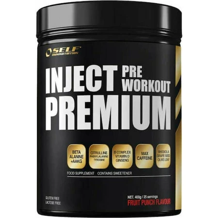 Self Omninutrition Inject Pre Workout Premium Pre Workout Supplement 400gr Фруктовий сік: ціни та характеристики