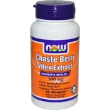 Now Foods Chaste Berry Vitex Екстракт ягід вітексу 300 мг менопаузальна добавка 90 рослинних капсул