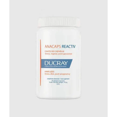 Ducray Anacaps Anacaps Reactiv Спеціальна харчова добавка 30 капс.: ціни та характеристики