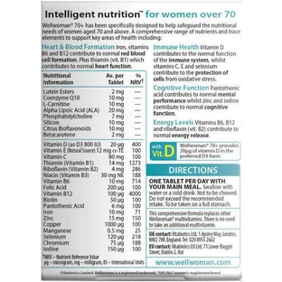 Vitabiotics Wellwoman 70+ Иммуноукрепляющая добавка 30 табл.