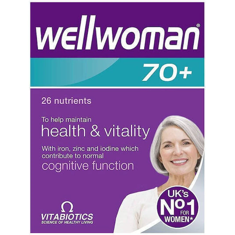 Vitabiotics Wellwoman 70+ Иммуноукрепляющая добавка 30 табл.: цены и характеристики