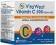 WestΜed H&B VitaWest Витамин C, цинк и D3 для укрепления иммунной системы, кожи и антиоксидантного действия 500 мг