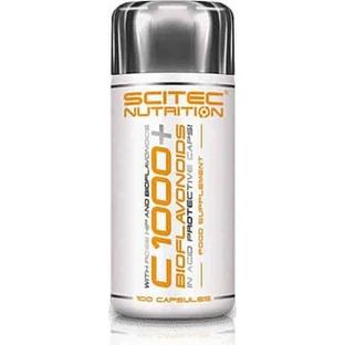 Scitec Nutrition C-1000 + Биофлавоноиды Витамин для поддержки иммунитета, кожи и антиоксидантного действия 1000 мг 100 капс