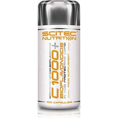 Scitec Nutrition C-1000 + Биофлавоноиды Витамин для поддержки иммунитета, кожи и антиоксидантного действия 1000 мг 100 капс: цены и характеристики
