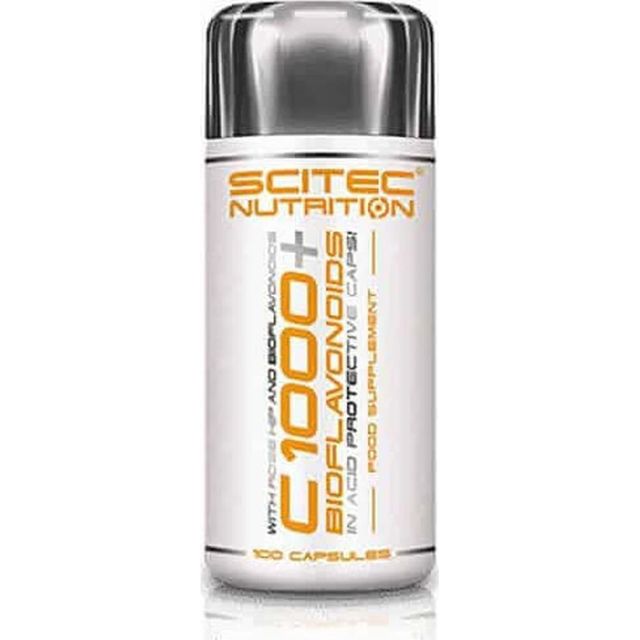 Scitec Nutrition C-1000 + Биофлавоноиды Витамин для поддержки иммунитета, кожи и антиоксидантного действия 1000 мг 100 капс: цены и характеристики