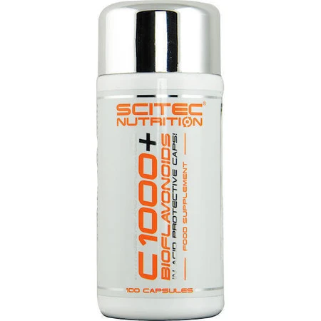 Scitec Nutrition C-1000 + Биофлавоноиды Витамин для поддержки иммунитета, кожи и антиоксидантного действия 1000 мг 100 капс: цены и характеристики