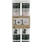 Вітаміни та мінерали зі спіруліною Korres 2 x 18 шипучих таблеток "Мандарин: ціни та характеристики