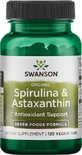 Swanson Spirulina & Astaxanthin 120 растительных капсул