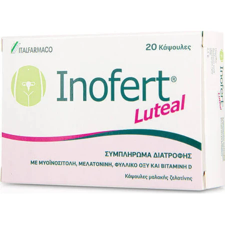 Italfarmaco Inofert Luteal Pregnancy Supplement 20 caps: цены и характеристики