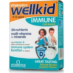 Vitabiotics Wellkid Immune Supplement для укрепления иммунитета 30 жевательных таблеток Апельсин Лимон: цены и характеристики