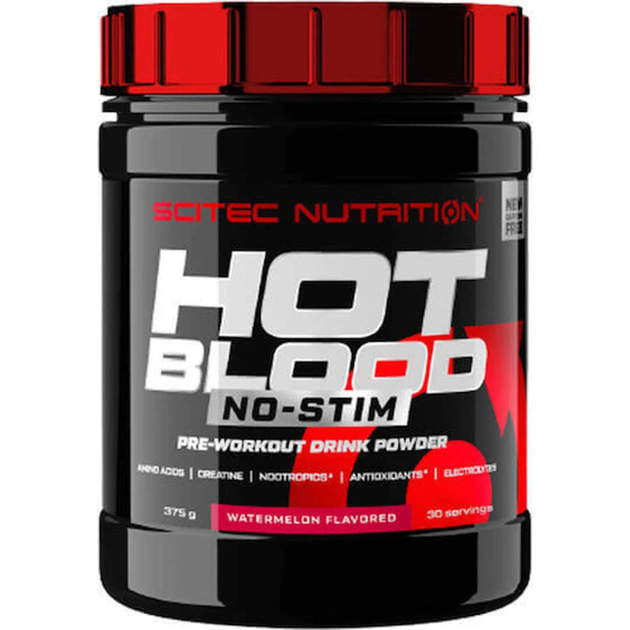 Scitec Nutrition Blood No-stim Pre Workout Supplement 375gr Watermelon: ціни та характеристики