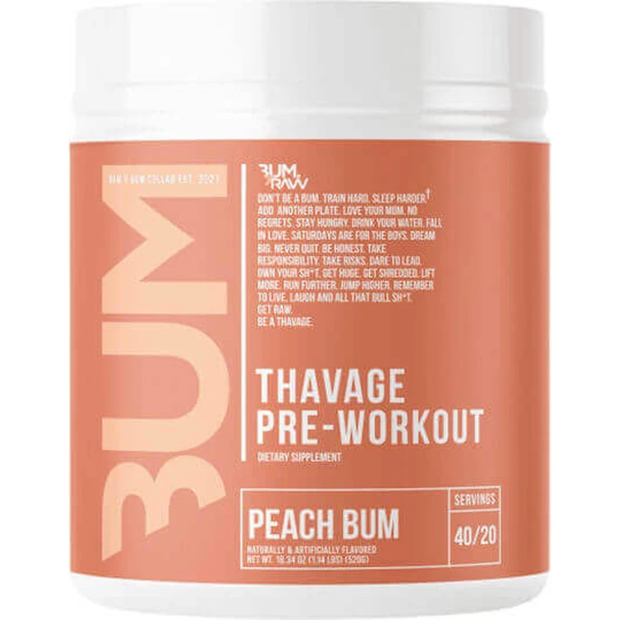 Raw Thavage Pre-Workout 520гр Персик: ціни та характеристики