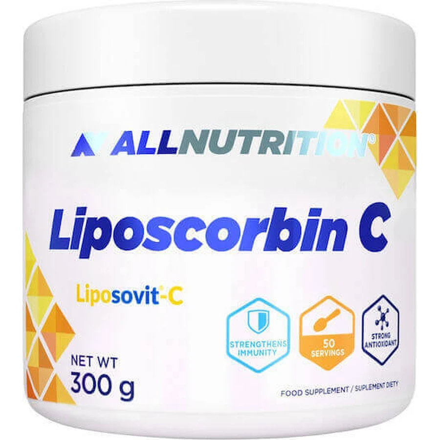 AllNutrition Ліпосорбін С Вітамін для підтримки імунітету, шкіри та антиоксидантної дії 300гр: ціни та характеристики