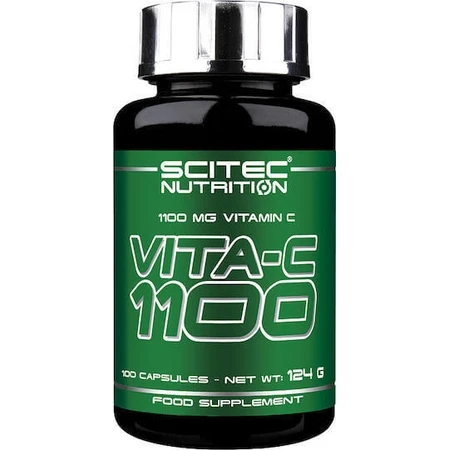 Scitec Nutrition Vita-C 1100 Витамин для поддержки иммунитета, кожи и антиоксидантного действия 1.100 мг 100 капс: цены и характеристики