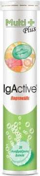 Полівітамінний комплекс IgActive Multi Plus Полівітамінний комплекс для зміцнення енергії, імунітету та нервової системи Помаранчевий 20 таб. еф.