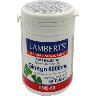 Lamberts Гінкго 6000 мг 60 файлів